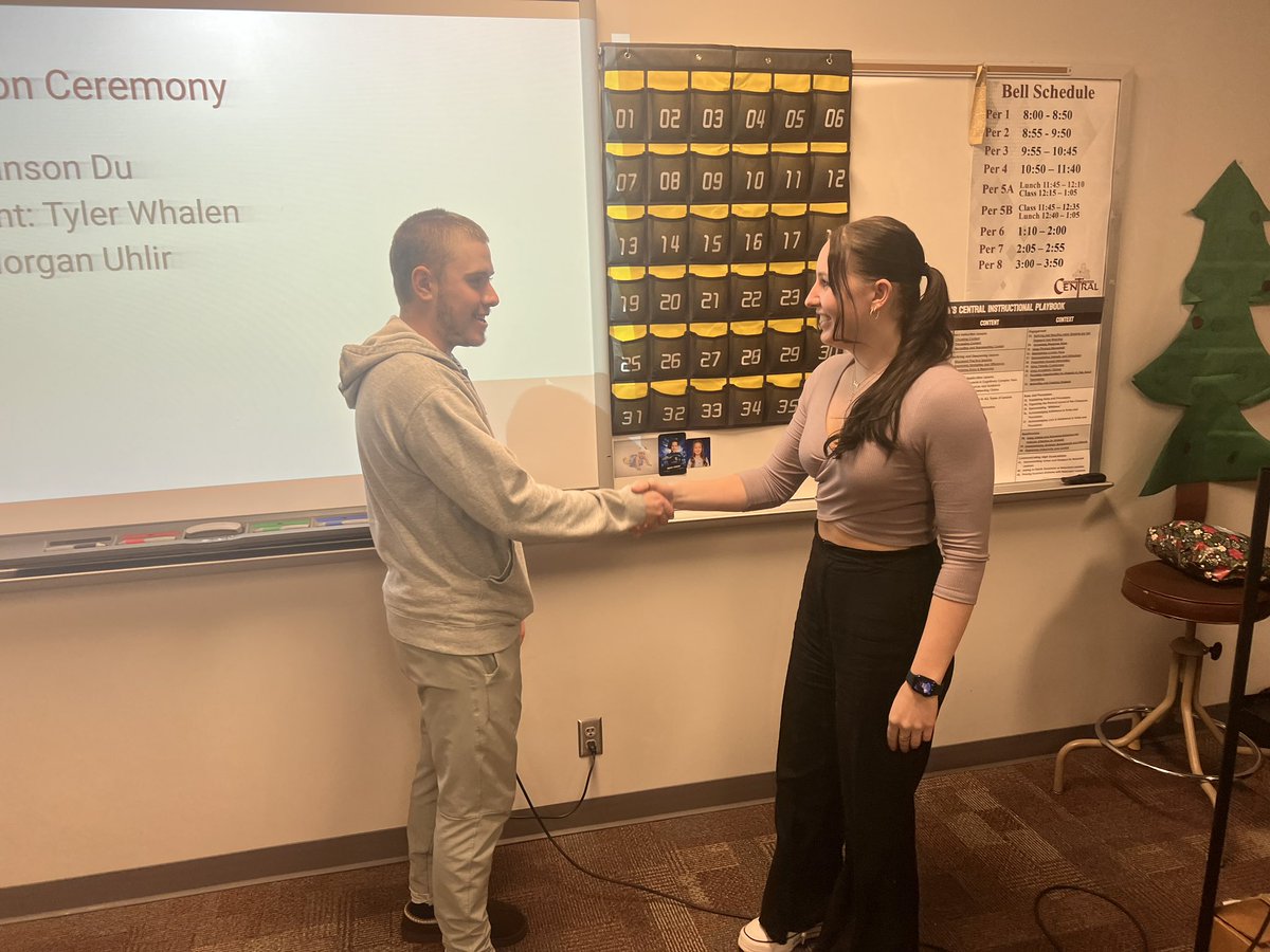 It was a busy day for GFC FBLA! We had our 2nd Professional Dress Day of the year, followed by a meeting where we officially installed our chapter officers for the year! Time to get focused for SLC!