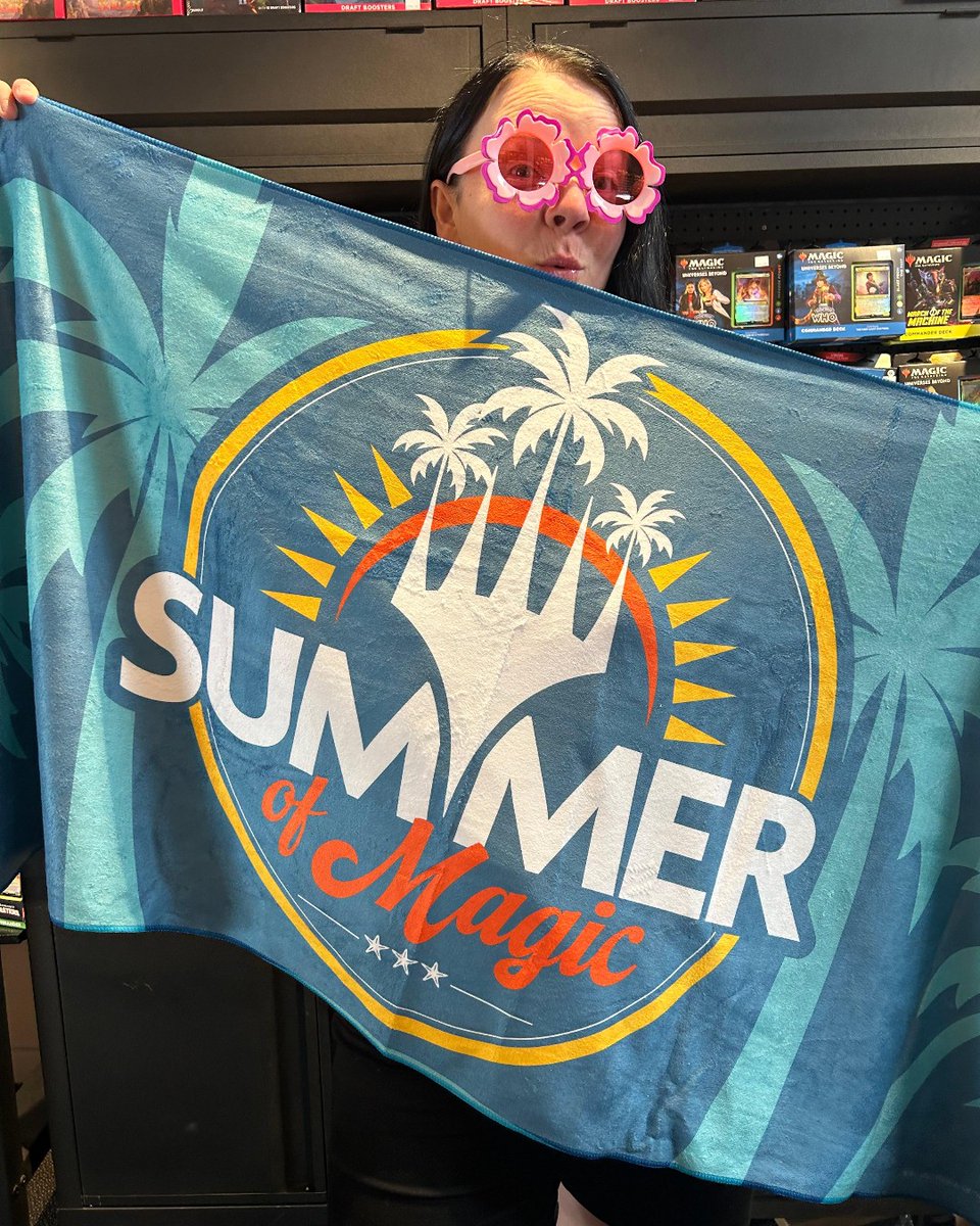 bea_dnd's tweet photo. Michaela's getting ready  for #SummerOfMagic

It kicks off this Friday with a Choas Sealed Draft!

#BeaDnDGames #WPNPremium https://t.co/R4xrVoD88Q