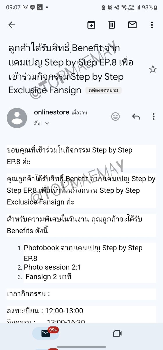 TopMaemay's tweet image. ขายสิทธิ์ Fansign Step by Step EP.8 
👉ราคา 2,500 บาท ให้สิทธิ์ทุกอย่าง
สนใจสามารถทักมาคุยรายละเอียดได้เลยค่ะ

#dtacxStepbyStep #StepByStepOuting 
#ค่อยๆรัก 
#StepByStep 
#ManBen