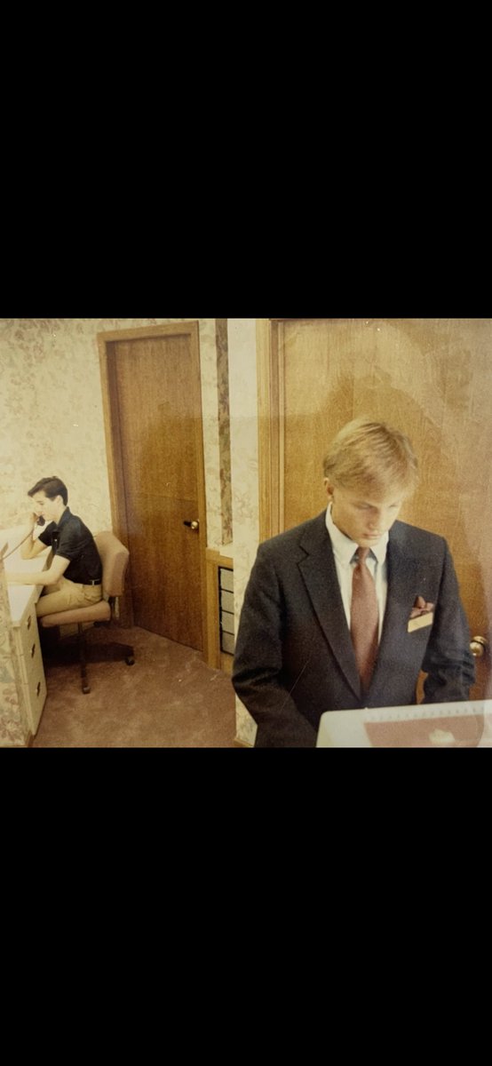 Age 19 - My first hotel position as a front desk manager. Opened one of the first @ResidenceInn hotels in Ontario, CA  I remember carrying the mattresses up those narrow stairways and setting the front desk up.  Keep with your passion and good things will happen