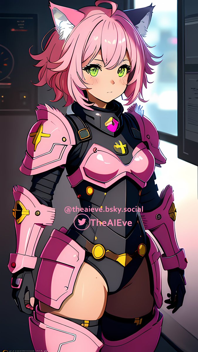 TheAIEve's tweet photo. Well since I'm behind two days with this weeks images... Three #catgirls in armour for today's post!

I hope you all enjoy the artwork~

#AI #AIgirl #AnimeArt #Animegirl #mangaart #Mangagirl #AIArtwork #aiartist #AIイラスト #AIイラストメーカー #AIart #AIArtworks #AIイラスト少女 #aigirls #catgirl