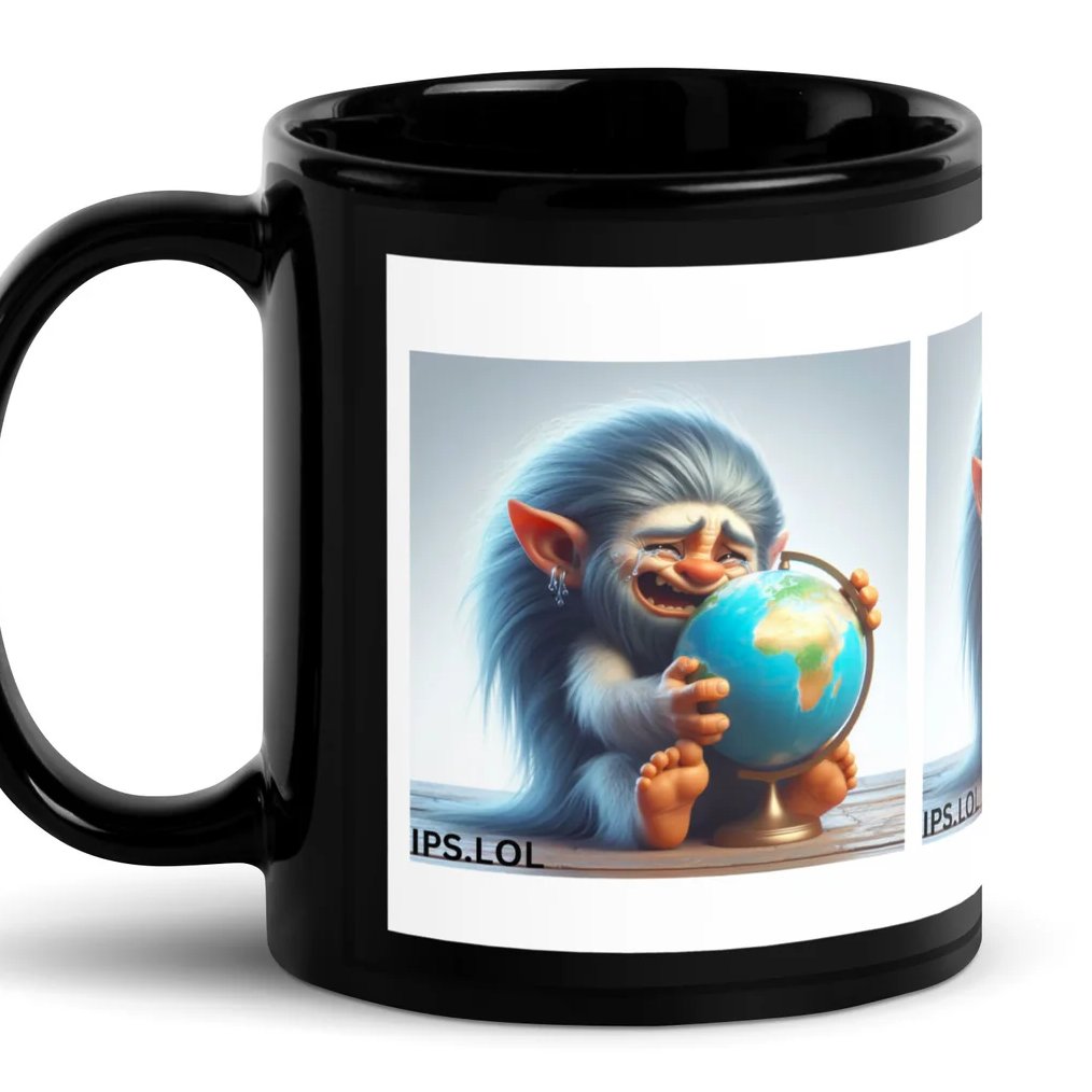 metascripted's tweet photo. Crying Gloober Troll, Black Glossy Mug--order now->
https://t.co/IpFgapdLoK
#coffee #flatearth #troll #nasa #spacex #researchflateath #InfinitePlaneRadio #Timozman https://t.co/NJsfPElhtr