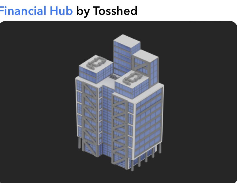 I ✨✨NEED✨✨ this Castle and Financial Hub made by my partners <a href="/fadi04_/">Fahad Naeem</a>  and <a href="/tosshed/">TossHed.eth 🦄⛓️</a> !  ❤️❤️ Please remember to vote!  <a href="/UplandMe/">Upland</a>