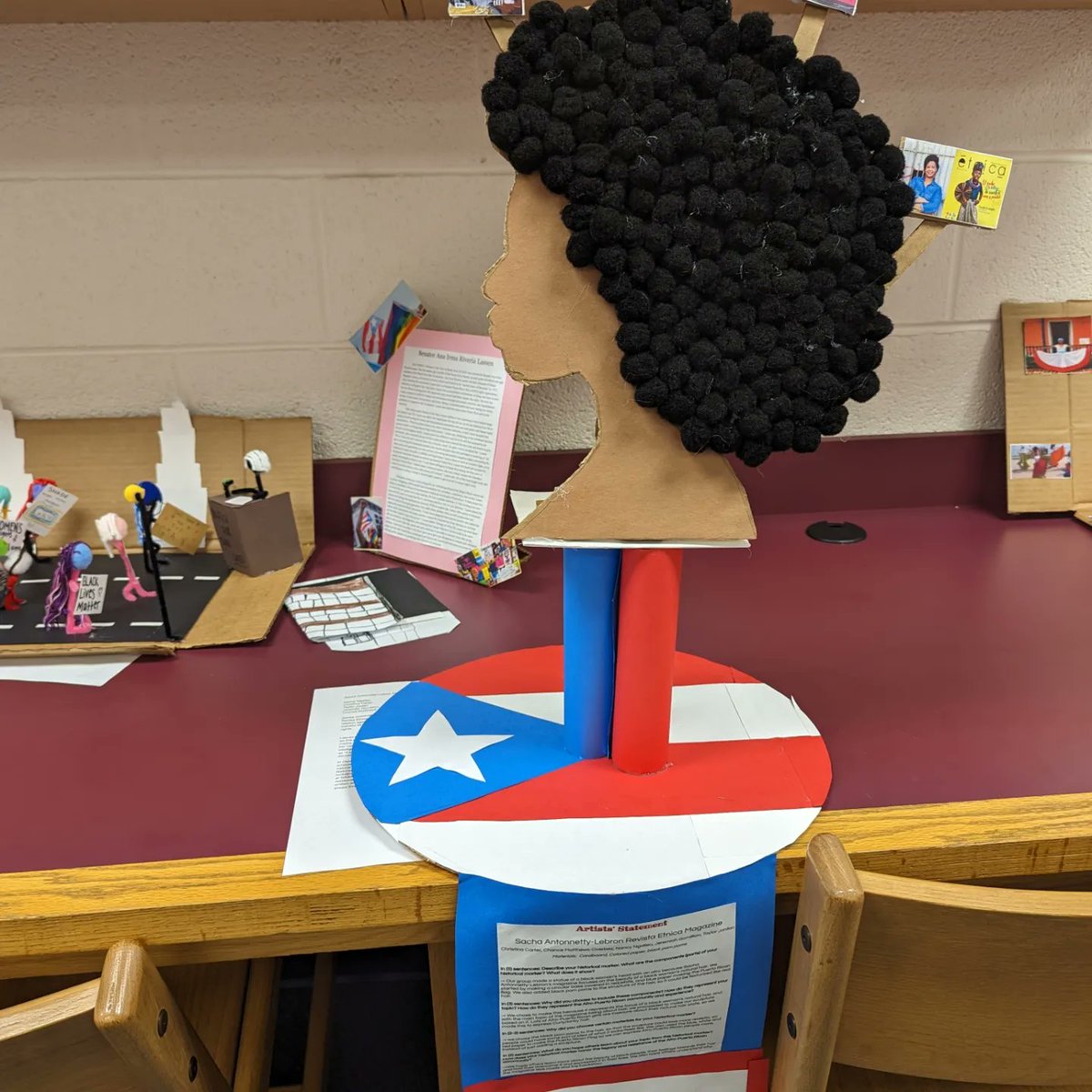 Hayfield SS Library tweet media