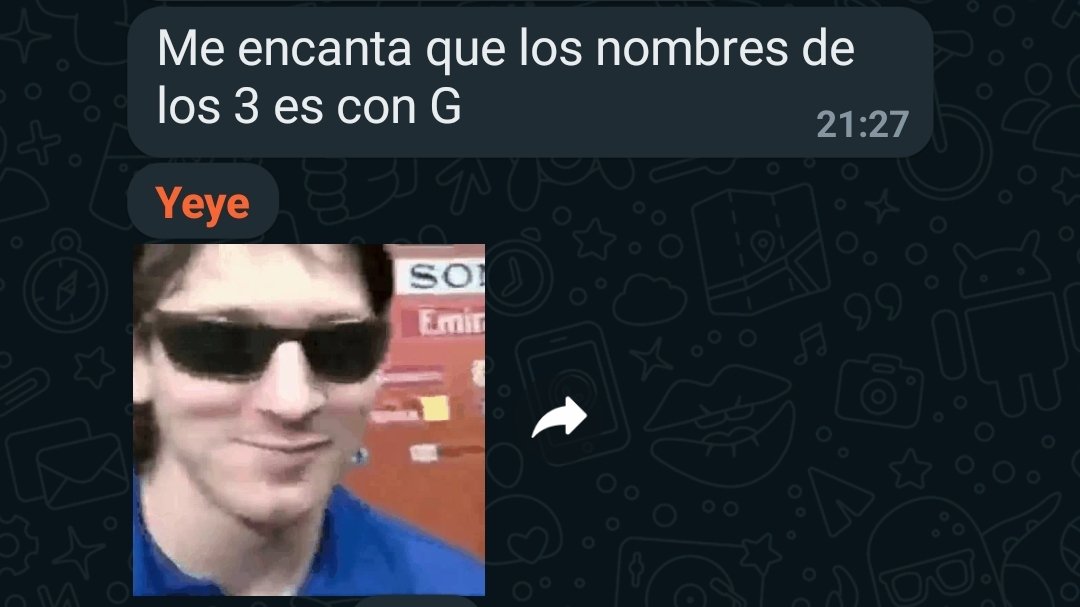 elgringoN1's tweet photo. Somos los 3 G https://t.co/f0k8JOuHgw