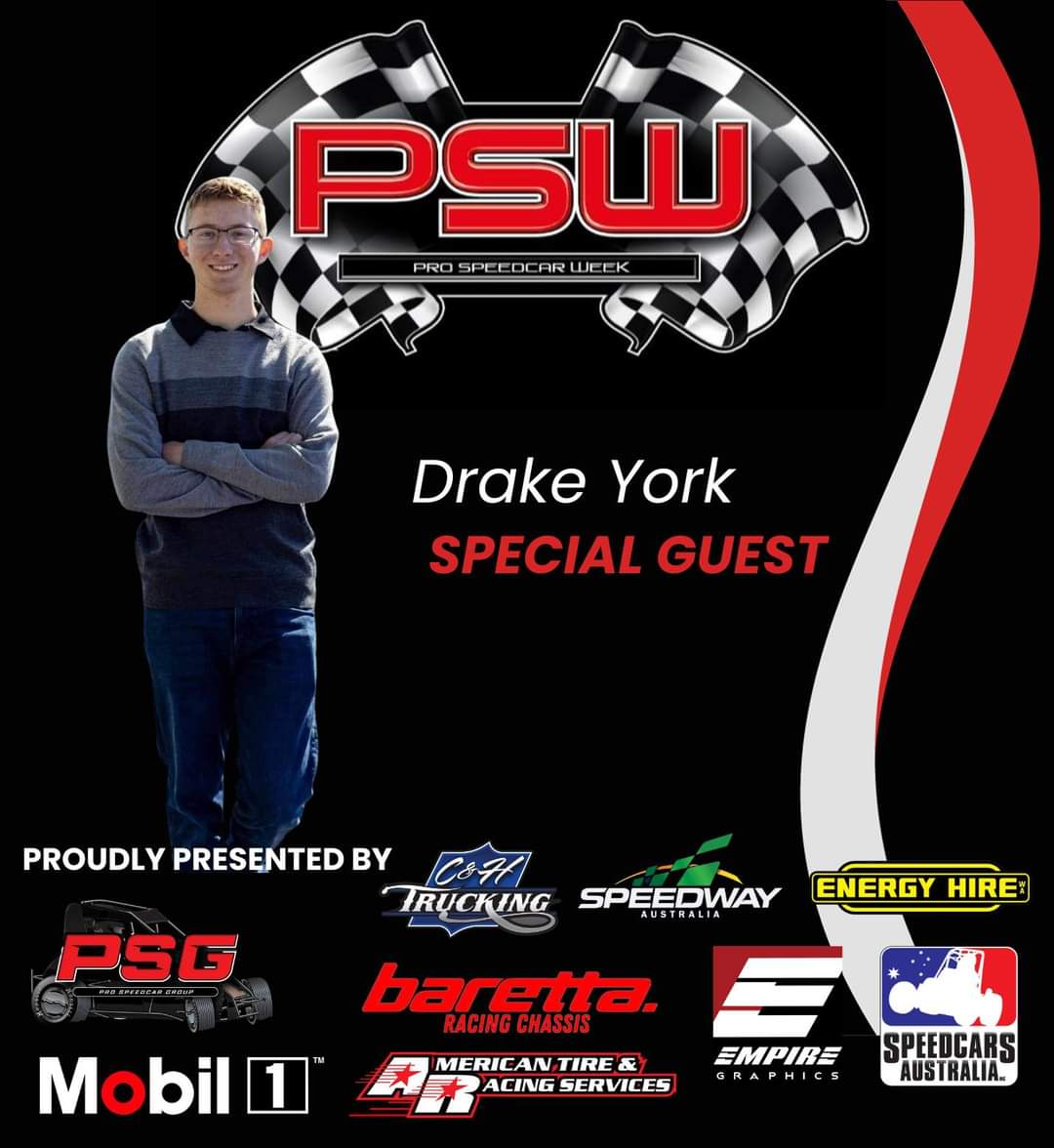 I'm excited and grateful for the opportunity to work with PSW and get down to Australia! I really appreciate Andy Pearce and everyone else involved for a fantastic opportunity to cover PSW and see some amazing race tracks. The series starts January 3rd at Murray Bridge Speedway!