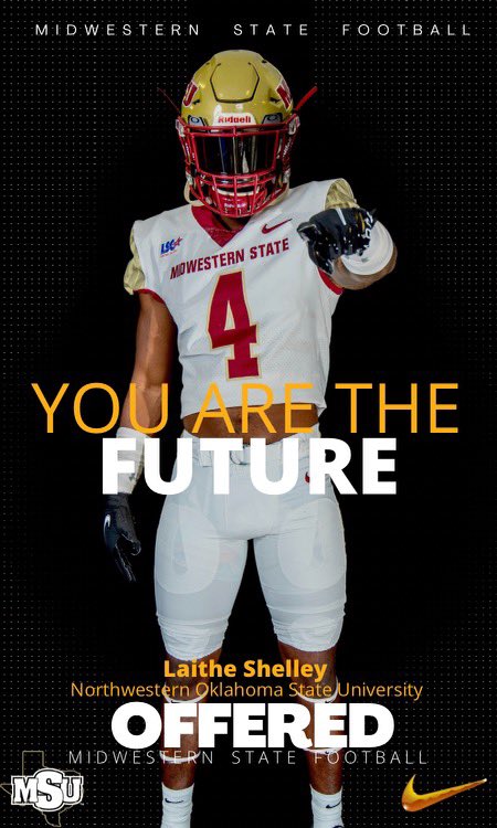 Blessed to have received an offer to Midwestern State University @Coach_MC_MSU