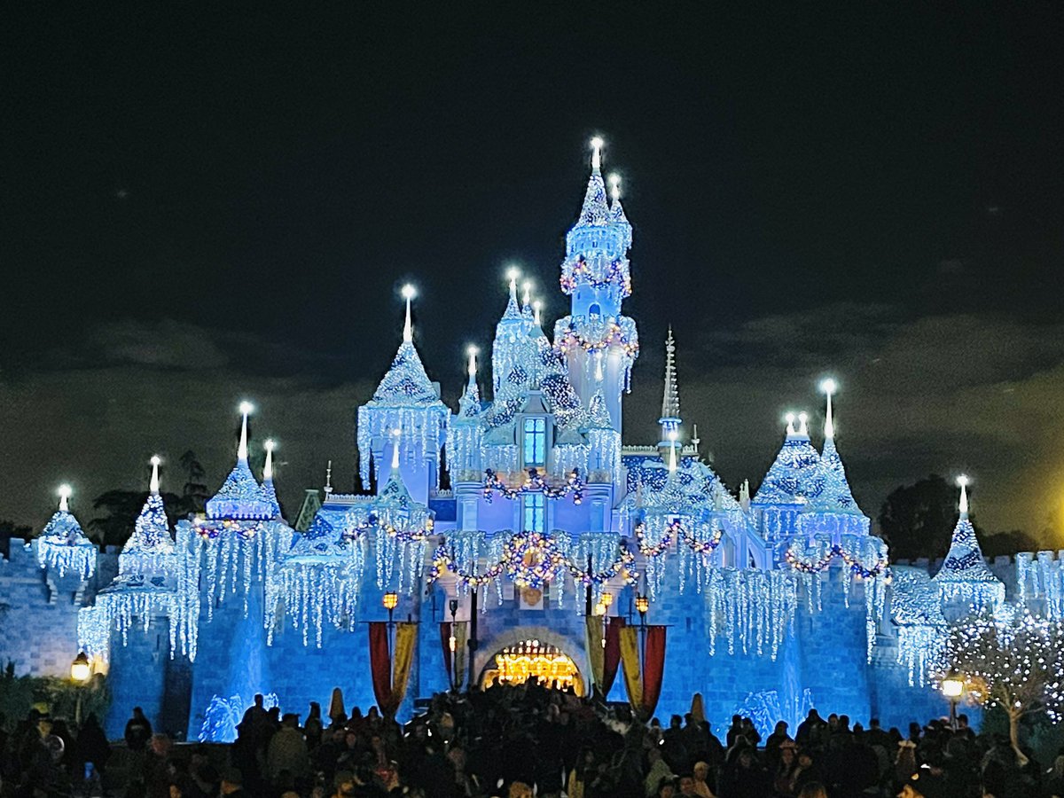 BaileyFamTravel's tweet photo. Enjoying the Magic of the Season with my two favorite teenagers. 

#DLR #Disneyland #HolidayDecorating https://t.co/NyalH2NsZF