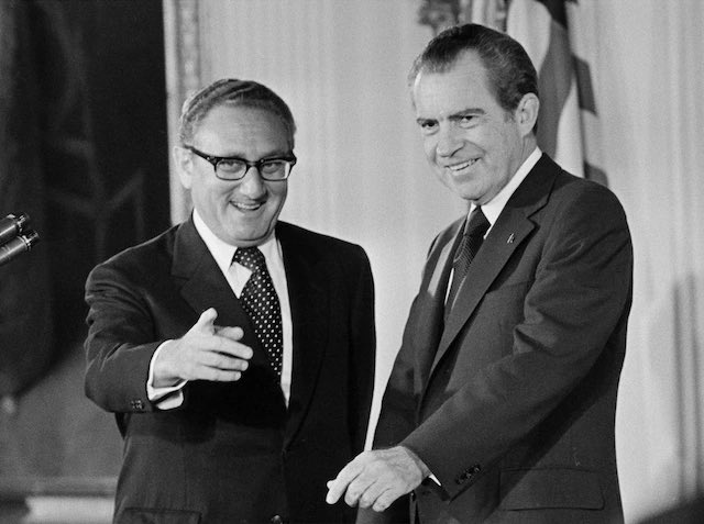pslnational's tweet photo. Millions around the globe are rejoicing at the fact that the world is finally rid of one of the worst monsters to ever live — war criminal Henry Kissinger. 

From Vietnam to Indonesia to Chile — Kissinger was responsible for some of the most infamous atrocities of US empire. https://t.co/B7j7Zl5wRI
