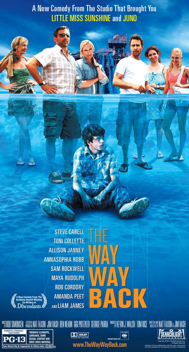CineTimeCanada's tweet photo. #TheWayWayBack: A heartwarming coming-of-age film starring Liam James and Steve Carell. This nostalgic summer journey is filled with humor, growth, and memorable moments. A must-watch for those who love sincerity and laughter. 🌟🚗 https://t.co/B62kB3QIwJ