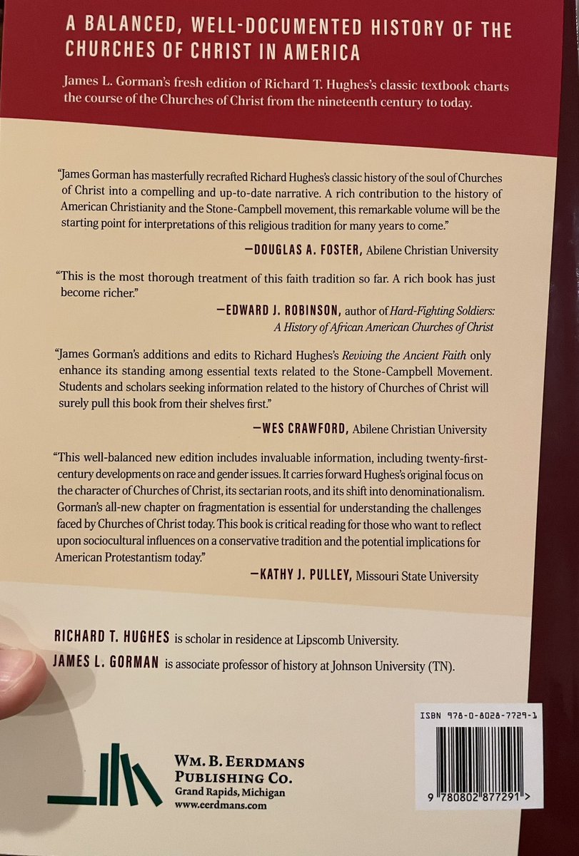 Author copy came in the mail today! Out Jan 11, 2024. Pre-order at eerdmans.com/9780802877291/…  
<a href="/eerdmansbooks/">Eerdmans Publishing</a>