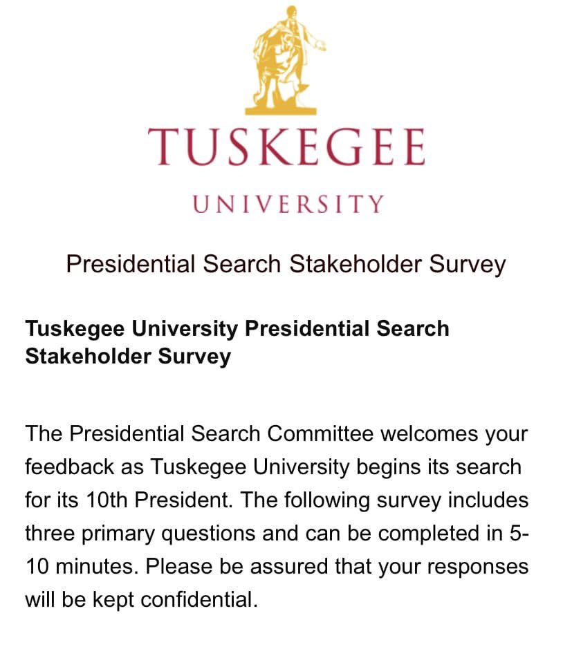 Tuskegee National Alumni Association tweet media