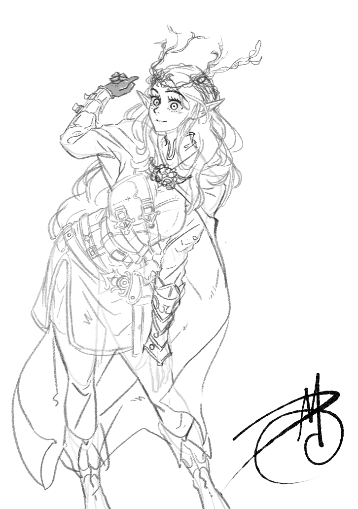 CorpLotus's tweet photo. #ELFantasy #elfgirl #animegirl #sketch #digitalart https://t.co/boV4mZy6WY