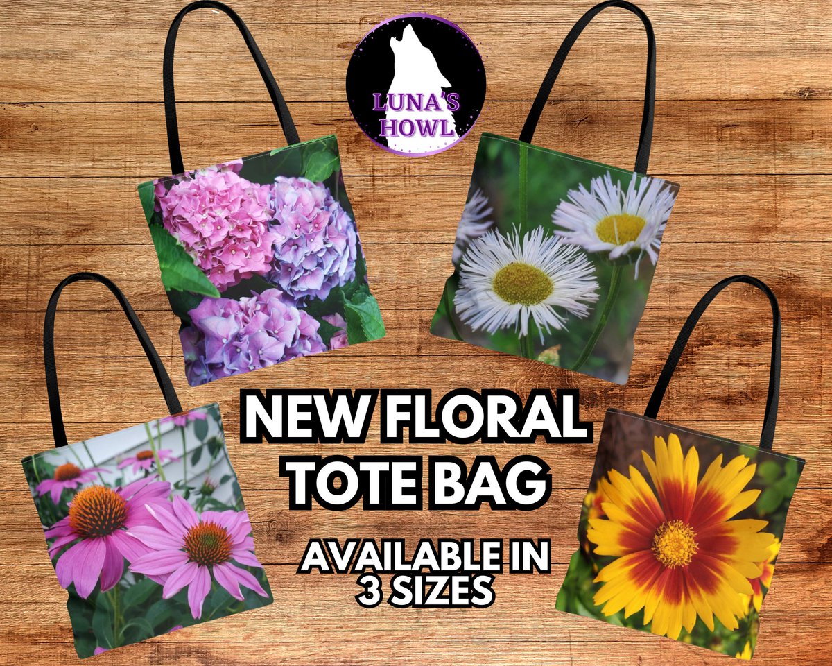 Four new floral tote bags are now in the shop! Find matching accessory bags and mouse pads as well! Grab them here --> lunashowl.etsy.com
#floraltotebag #totebag #giftformom #giftforgardener #shoppingbag #gogreen #reusablebag #savetheplanet #lunashowl #lunashowlcreations