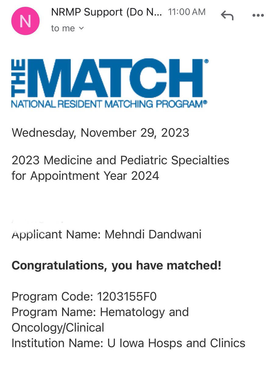 #FellowshipMatch2023 #MedTwitter  #hemeoncfellowship enforced as pallonc, so excited to stay back with the extended family 🎉⭐️
Thank you to all my mentors. @DevikaDasMD @realbowtiedoc @keruakous @strouse_chris @hiragss @MazieTsangMD  @killthecancer @umangtalking @MDYuya