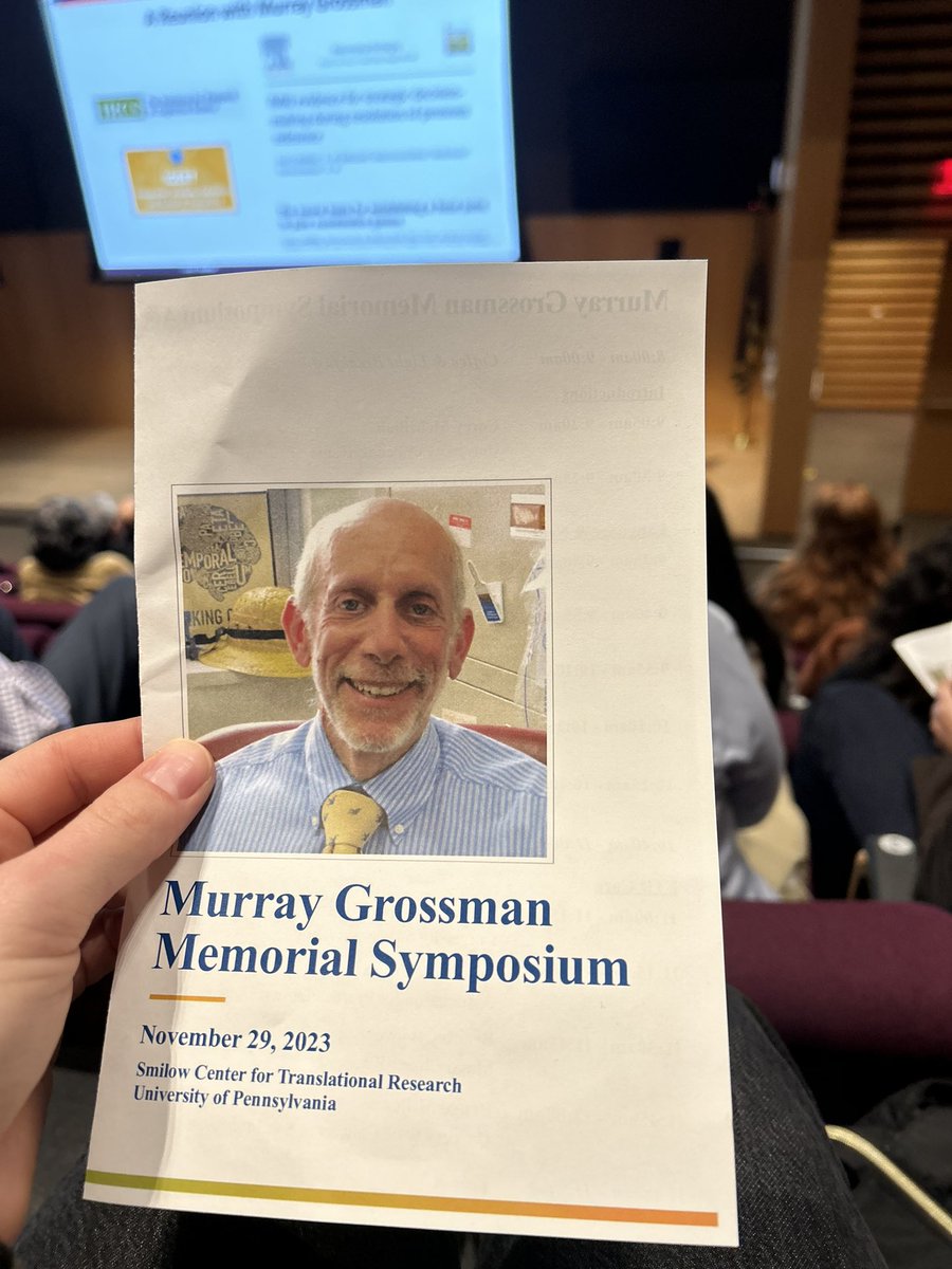 Molly B Tassoni (@mollybtassoni) on Twitter photo Just grateful to know you, Murray. You continue to inspire. Thank you <a href="/PennFTDCenter/">Penn FTD Center</a> for an amazing day celebrating the one and only, Murray Grossman Just grateful to know you, Murray. You continue to inspire. Thank you <a href="/PennFTDCenter/">Penn FTD Center</a> for an amazing day celebrating the one and only, Murray Grossman