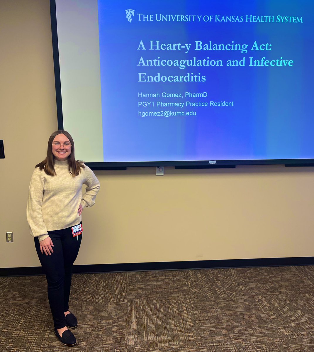 Presented my first grand rounds today!