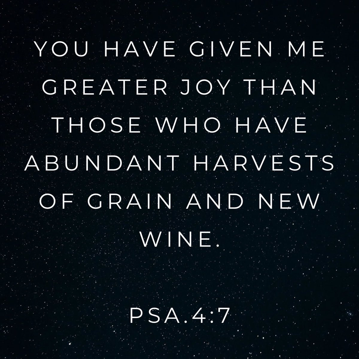 ChristCommittee's tweet image. You have given me greater joy than those who have abundant harvests of grain and new wine.

(Psa.4:7)