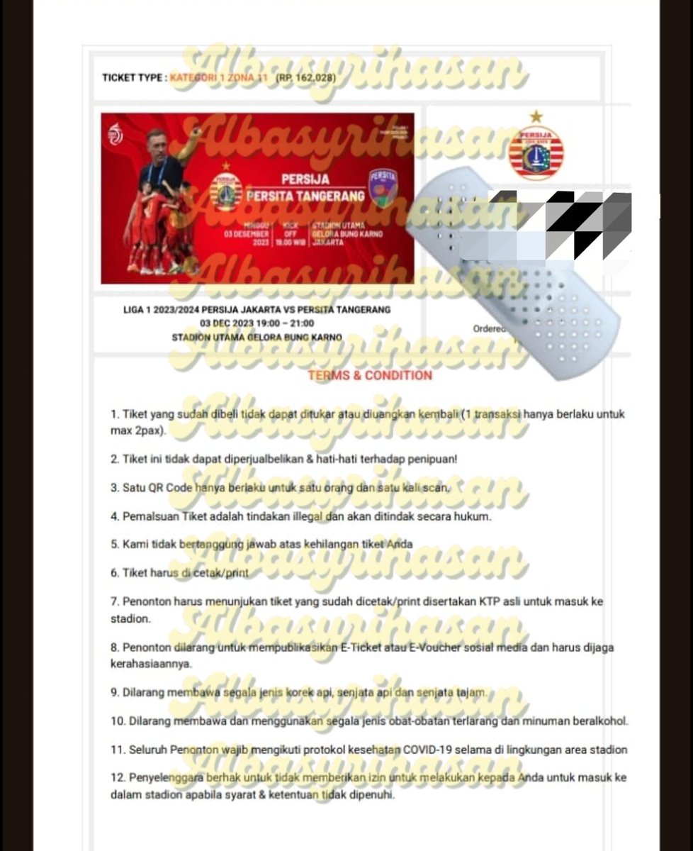 JASA WAR JASTIP TIKET PERSIB IBL TREASURE tweet media