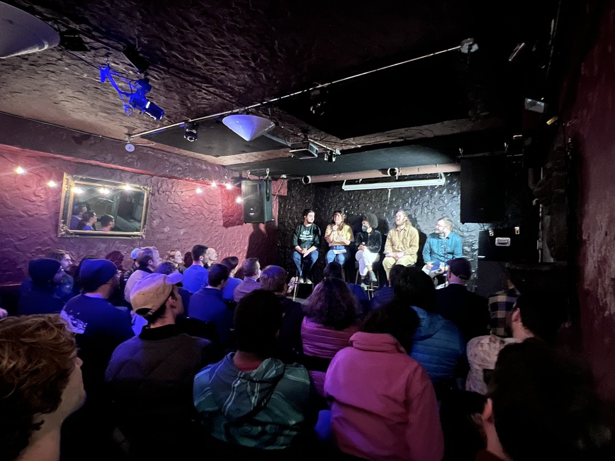 standing room only for the @UrbanistOrg’s recap of this years elections!

on the panel are @rianwatt, @hmshowell, @jazzyspraxis, @typewriteralley, & @dmtrumm diving deep on what these results mean for the future of our cities 🏙️