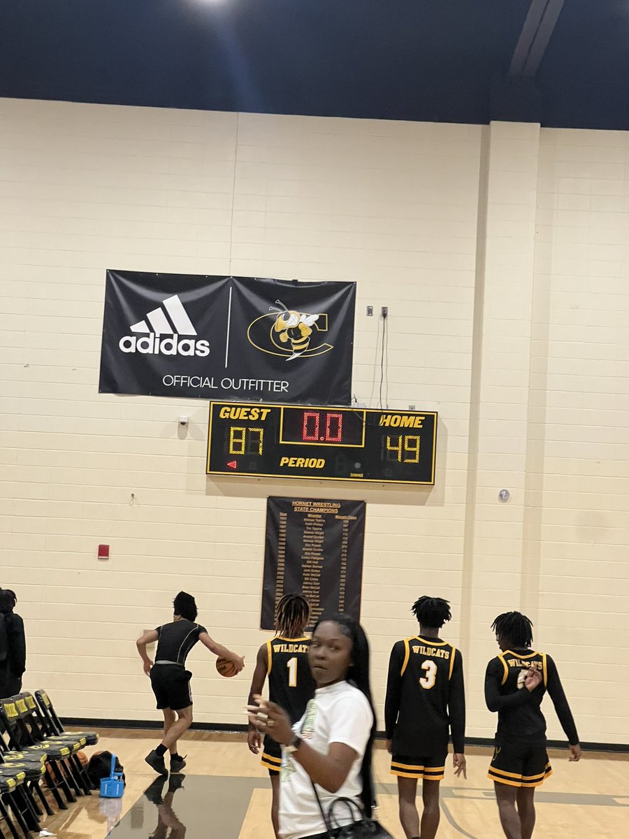 Another solid team effort tonight over Cook County 87-49. Cats advance to 5-0 on the season. Big matchup Saturday versus Tift Co. in the Cat Cage!!! JV Starts at 3pm ‼️‼️‼️

<a href="/ChaseHolmesVHS/">Chase Holmes</a>-15pts/2asts
Ronald Hudson-13pts
