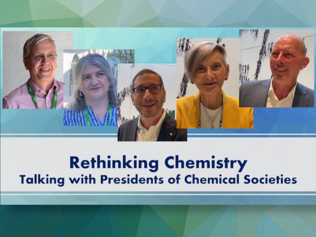 ChemistryViews (@chemistryviews) on Twitter photo Rethinking Chemistry – Talking with Presidents of Chemical Societies (<a href="/AmerChemSociety/">American Chemical Society</a> <a href="/AT_ChemSociety/">Österreichische Chemische Gesellschaft (GÖCH)</a> <a href="/RACInational/">Royal Australian Chemical Institute</a> <a href="/RoySocChem/">Royal Society of Chemistry</a> <a href="/Sez_Sicilia_SCI/">Società Chimica Italiana - Sezione Sicilia</a>): Compilation of statements on the motto of <a href="/GDCh_aktuell/">GDCh</a> “Rethinking Chemistry”
bit.ly/3T0zSaj Rethinking Chemistry – Talking with Presidents of Chemical Societies (<a href="/AmerChemSociety/">American Chemical Society</a> <a href="/AT_ChemSociety/">Österreichische Chemische Gesellschaft (GÖCH)</a> <a href="/RACInational/">Royal Australian Chemical Institute</a> <a href="/RoySocChem/">Royal Society of Chemistry</a> <a href="/Sez_Sicilia_SCI/">Società Chimica Italiana - Sezione Sicilia</a>): Compilation of statements on the motto of <a href="/GDCh_aktuell/">GDCh</a> “Rethinking Chemistry”
bit.ly/3T0zSaj