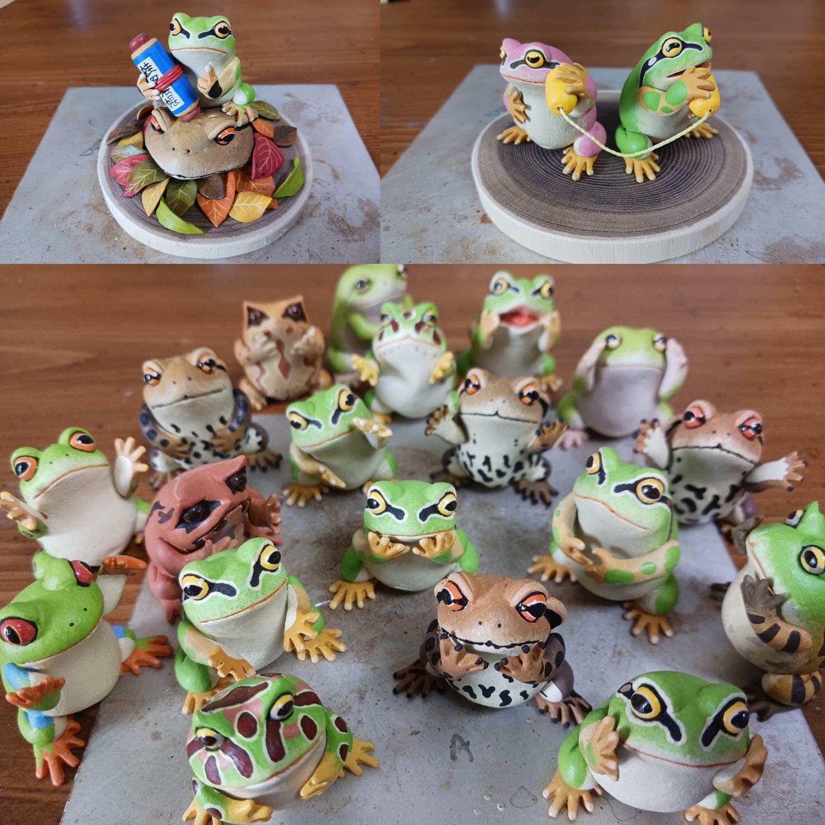 OCAT #蛙びとの集い 出店作家さん紹介 14 【作家名】森蛙 【作品