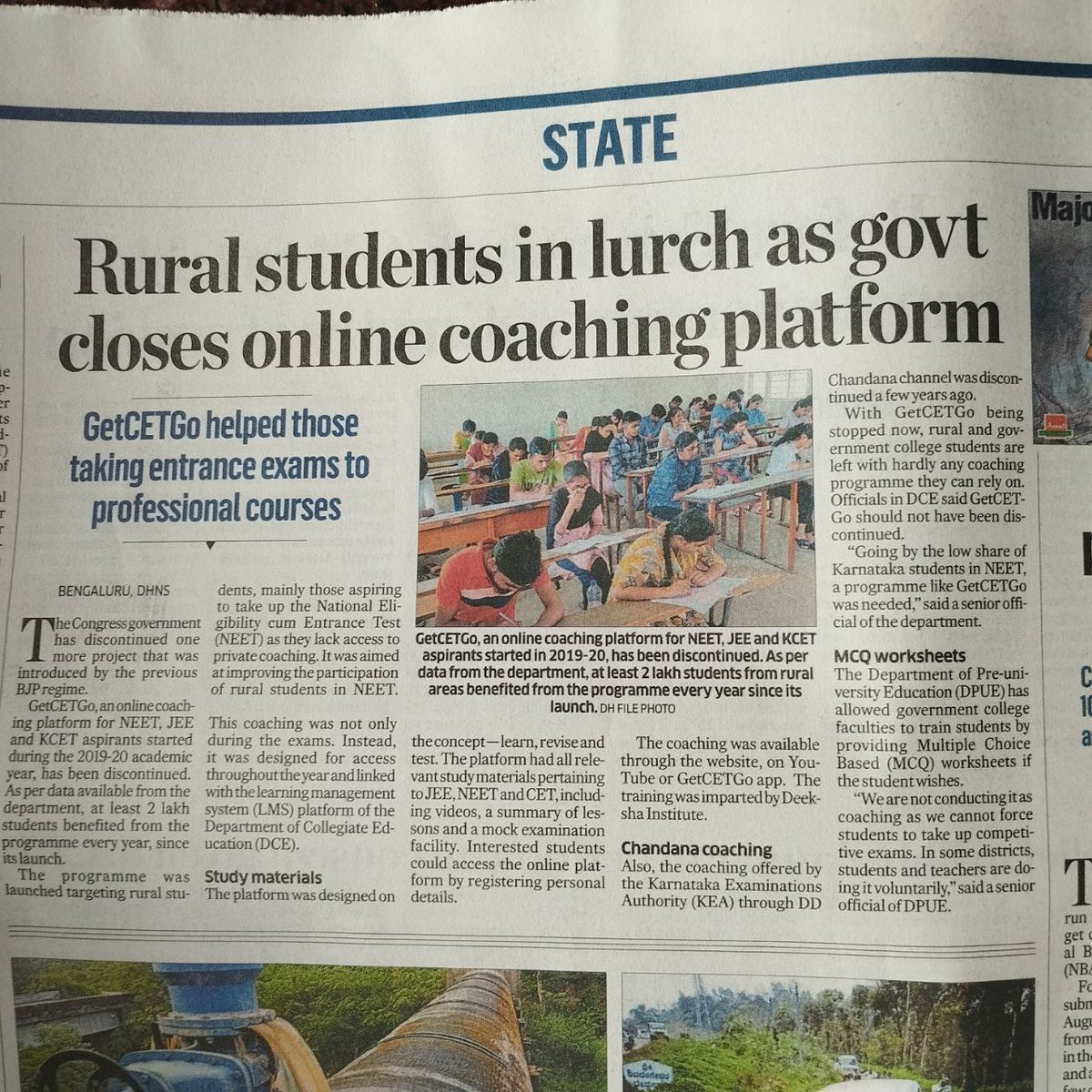 curious_medico's tweet photo. This is what happens when government gives more freebies..... 
Compromising in areas which needs to be paid highest attention!!!!
#yojan @DeccanHerald @publictvnews #Karnataka #India https://t.co/dmGY5ZnW4M