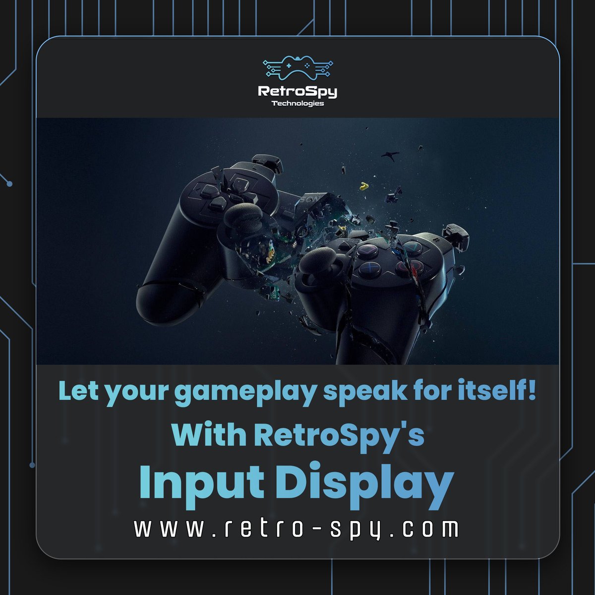 RetroSpyDisplay's tweet image. Step up your game and let your gameplay do the talking! 🚀 With RetroSpy&apos;s cutting-edge Input Display, showcase your moves, combos, and precise inputs like never before. 🎥👾
.
.
Visit our website: 👉 @ retro-spy.com
.
.
#technologylover #inputDisplay #Keystroke