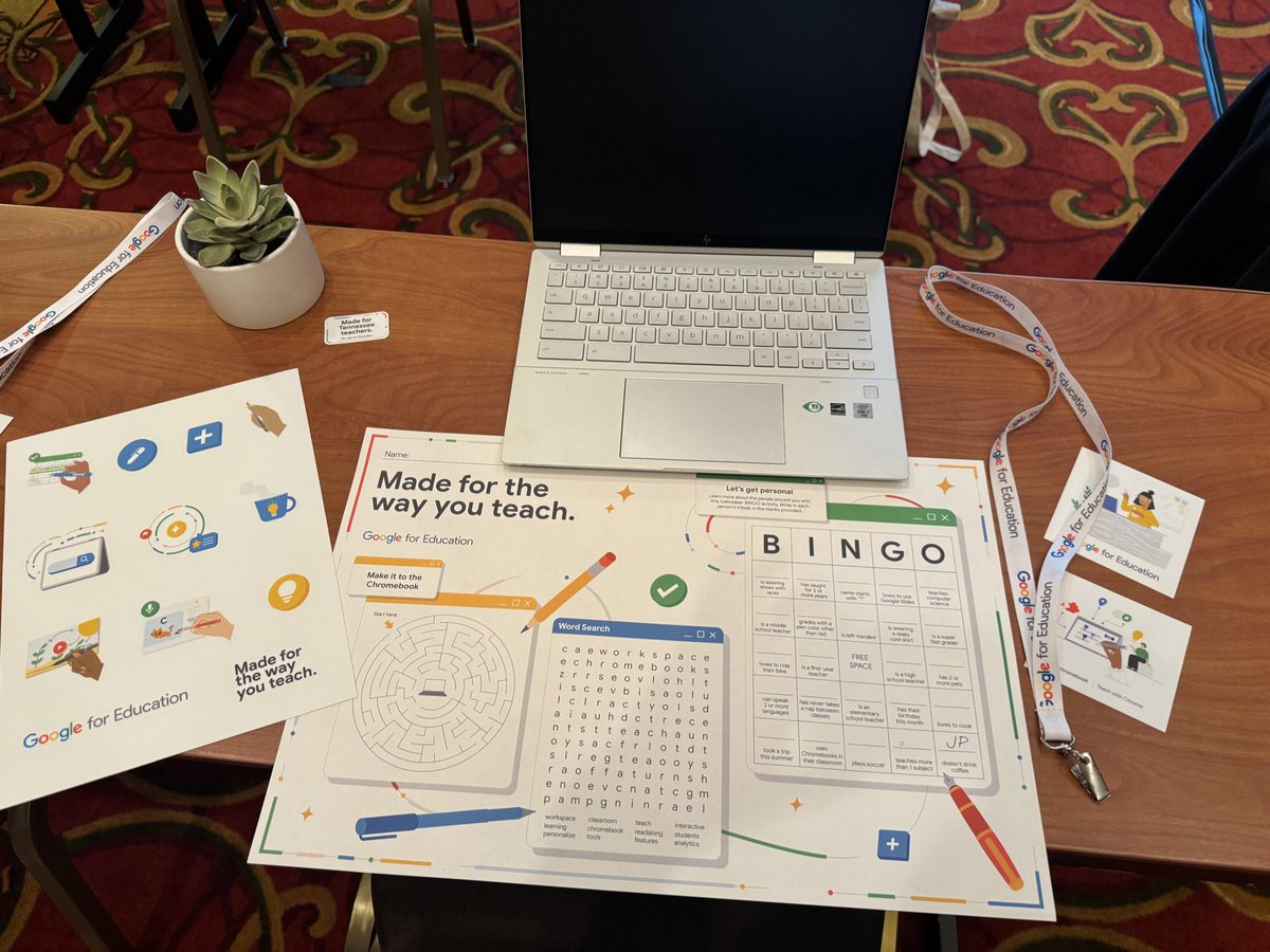 TKEducate's tweet photo. Had a great day presenting at #TNTETA  today! Thanks to all the educators who came to the Made for the way you teach sessions sponsored by @GoogleForEdu. Lots of learning and collaboration! @ForwardEdgeOH https://t.co/jxqKiVkCq5