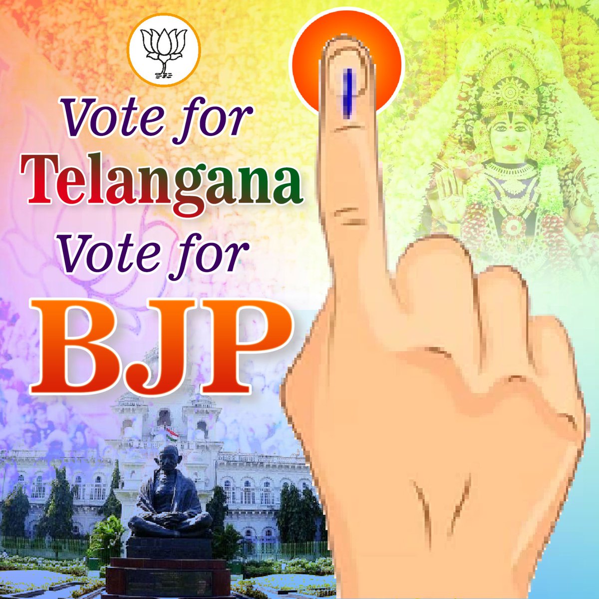 Vote for Telangana
Vote for BJP
#TelanganaWithBJP