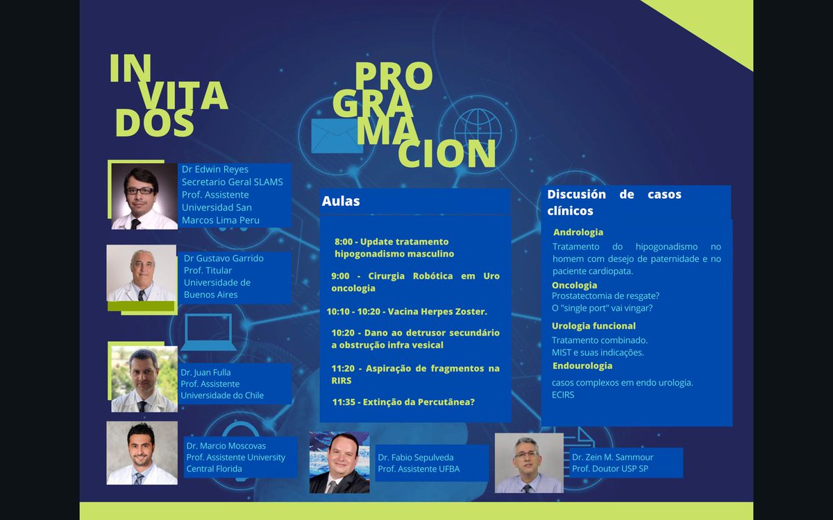 CAU_URO's tweet photo. Bom Día Urologia 
!Únete a nosotros en un viaje único en urología¡ La urología de la UNICAMP está innovando el clásico evento `Bom Día Urologia`.

10 Becas  de inscripción para miembros de la CAU

Más información en: https://t.co/h4fylTGYgv https://t.co/YojasbzsIm