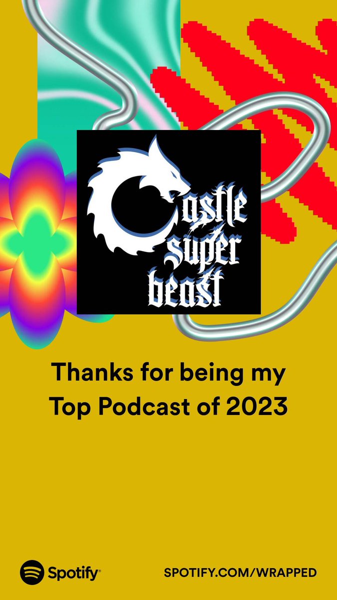 SirBlitz_'s tweet photo. Castle Super Beast - I enjoyed every one of the 1,144 minutes I spent with you in 2023. Thank you. #SpotifyWrapped 
https://t.co/dd3ySJ7WQY https://t.co/uPIg1SLHZc