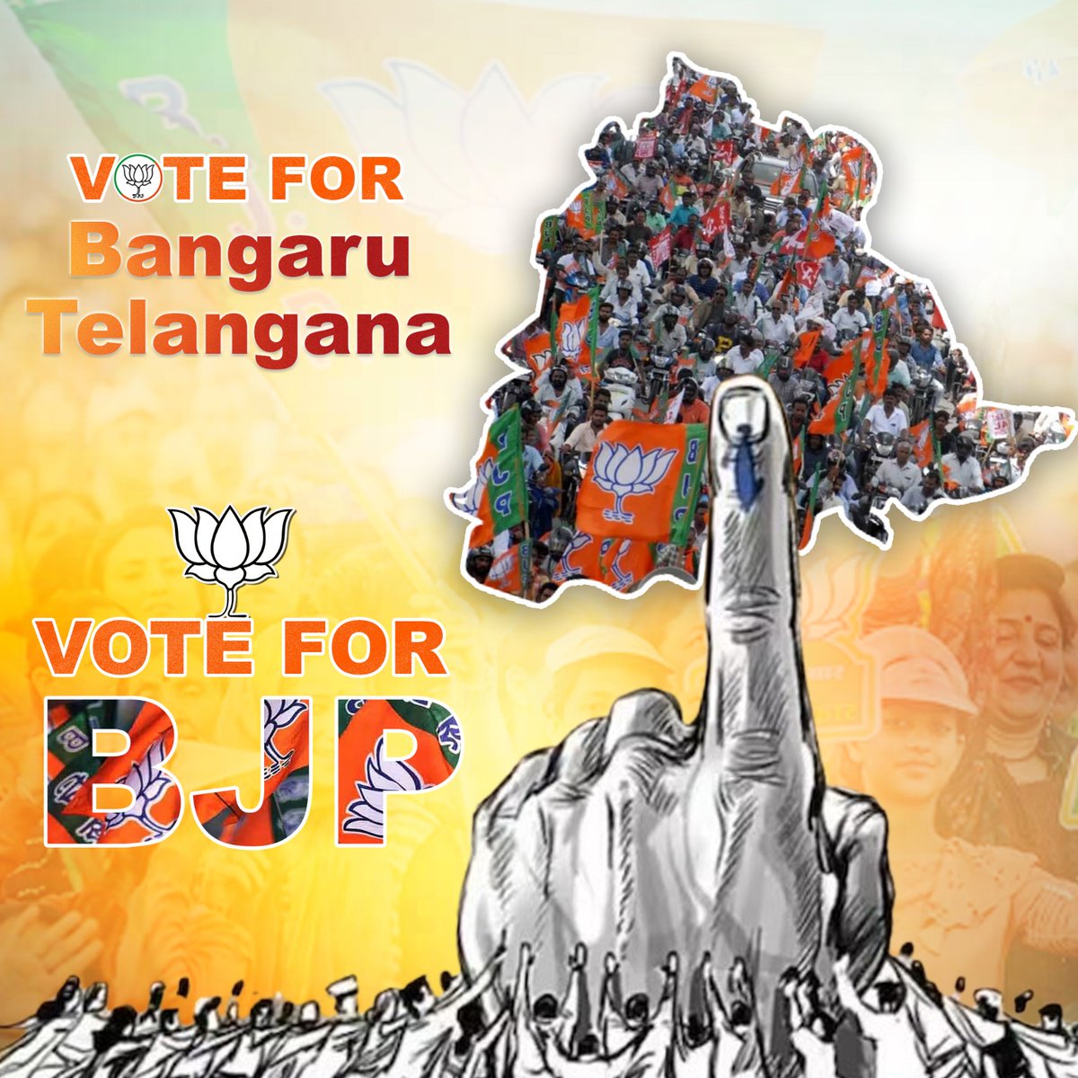 Vote For Bangaru Telangana
Vote for BJP
#TelanganaWithBJP