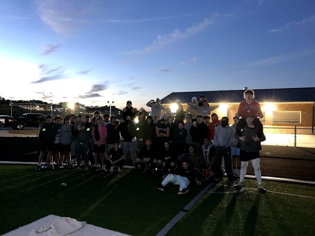 CheeBaseballAHS's tweet photo. Day 3 of #WildcatWeek was EPIC!
Today’s Theme for the Navy S.E.A.L. Challenge = #PushtheLimit
1️⃣Bear Crawl Push Relay✅
2️⃣Sled Push Ladder✅
3️⃣Cart Push Lap✅
Final Challenge of Wildcat Week tomorrow!
#FullBenefit #HandleHardBetter https://t.co/NergODmB5p