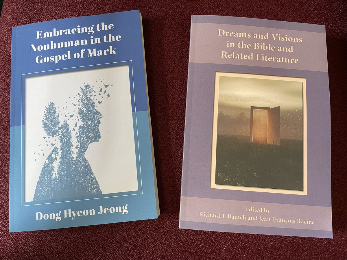 It’s an honor being an editor for the #Semeia studies series because I get to see amazing work in #BiblicalStudies before other people do. My move delayed getting these two wonderful new books but I am so glad to see them and to be a small part of the process.
