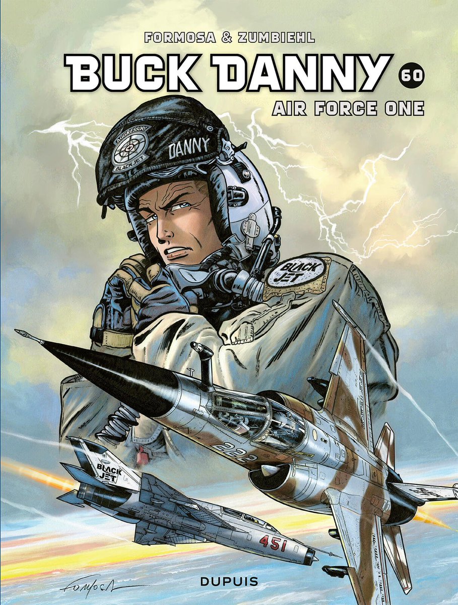 stripland_BENL's tweet photo. #Buck en zijn vrienden zetten hun strijd voort tegen Artificial Combat Intelligences die het presidentiele vliegtuig als doelwit hebben, de #AirForceOne. Album 60 van #BuckDanny  is volgende week verkrijgbaar. #Formosa #Zumbiehl #Dupuis https://t.co/kMbchaqX1x