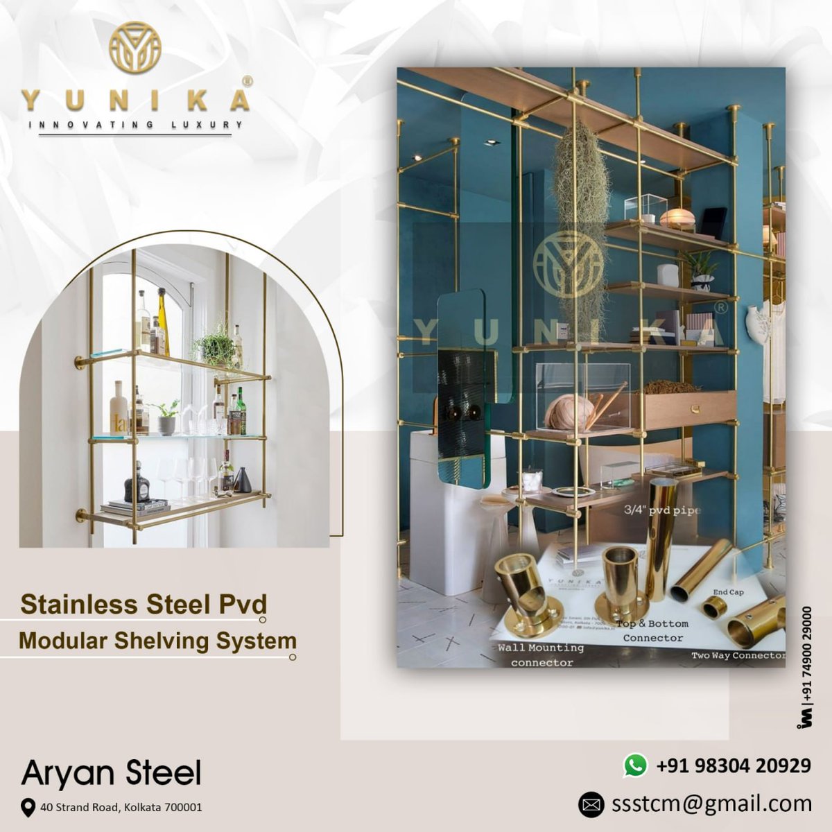 ibais_hardware's tweet photo. ARYAN STEEL - KOLKATA
For enquiry via WhatsApp click:
https://t.co/SRU5AX2d0p
Mr. Sunil Agarwal - 98304 20929
#pvdprofile #pvdwave #tsection #usection #glassrailingprofile #pvdstrip #pvdsheet #skirtingsection
.
@IBAISMEDIA https://t.co/d3oId6X7Hk