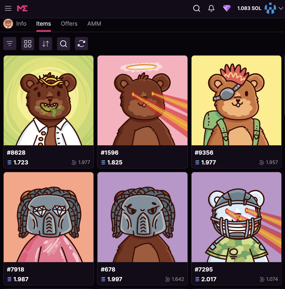 Solbears now available to trade on <a href="/MagicEden/">Magic Eden 🪄</a> 

😂💀