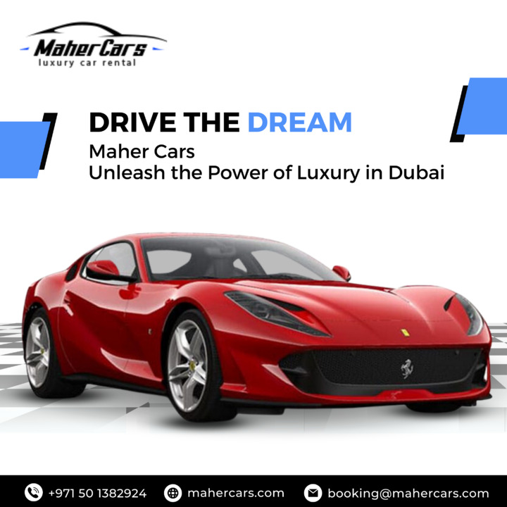 Maher Cars: Dubai's pinnacle of opulence. Command luxury, ignite power. Why dream when you can drive? Unleash luxury's zenith.

Visit mahercars.com now! 

#mahercars #maherscarsdubai #luxuryunleashed #powerinyourhands #drivethedream #opulenceonwheels #dubaidrive
