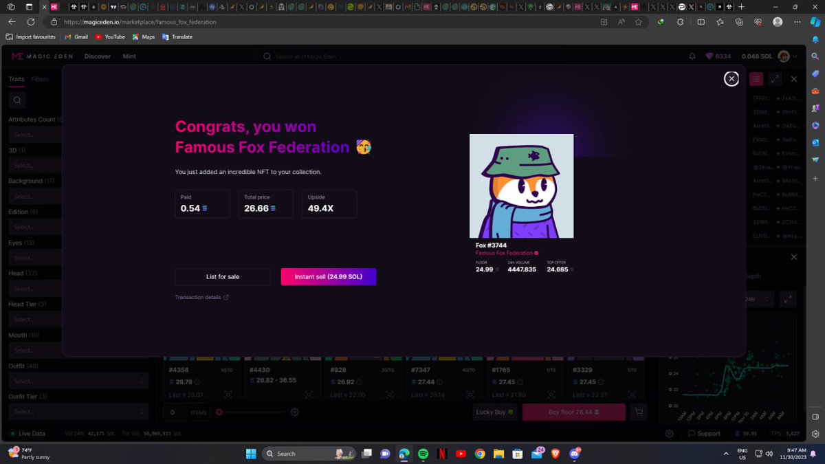 nyaa_lp's tweet image. Tysm @MagicEden for making that happened.❤️
Where are my @FamousFoxFed fams at? 

Btw Alfa is @Portalcoin 
$portal for life