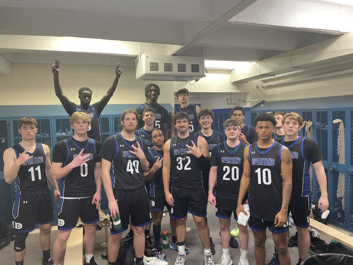UDHoops's tweet photo. Tonight Spartan Strong player of the game is Dylan Anderson! Dylan hit 4 three pointers to help the Spartans pull away from Luther in the second half! https://t.co/23vYYQ780v