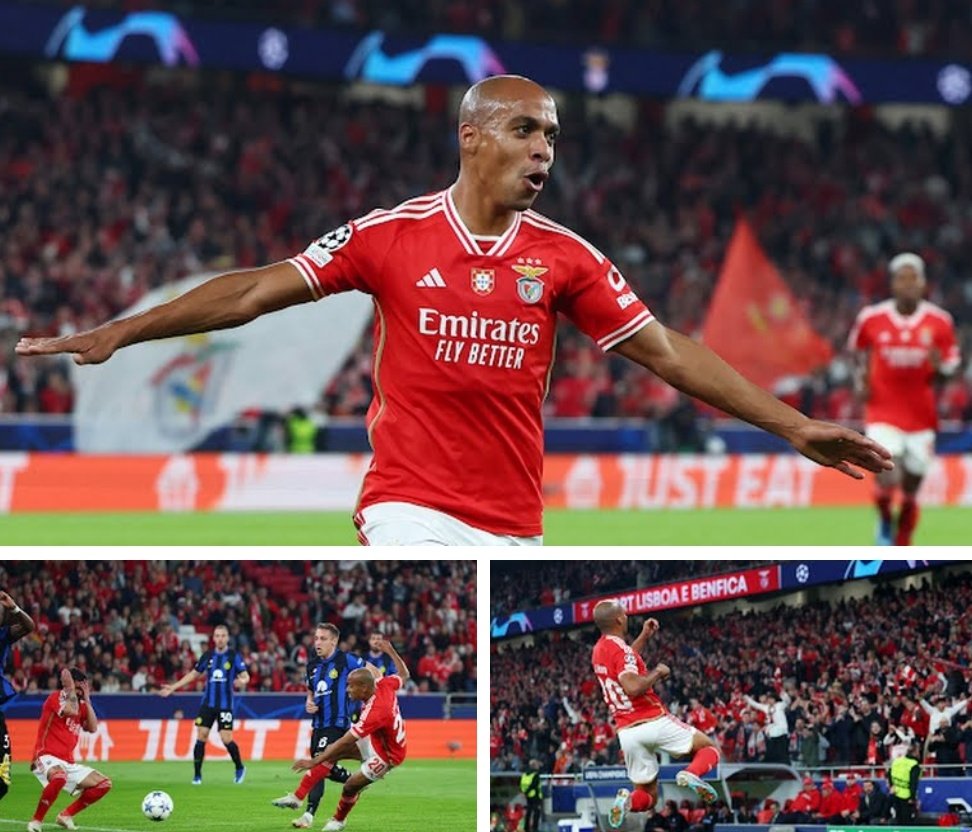 sportstickz's tweet photo. #ChampionsLeague |FT

Inter           3-3           Benfica
M. Arnautović 51.    J. Mário 5, 13, 34
D. Frattesi 58
A. Sánchez 72 (P)

What a Game, What a Comeback from Inter in 2nd half, it's a draw Joao

#BENINT #BenficaInter #Benfica #UCL #UEFA #UEFAChampionsLeague #SLBFCIM https://t.co/ruSS7w3n0Z