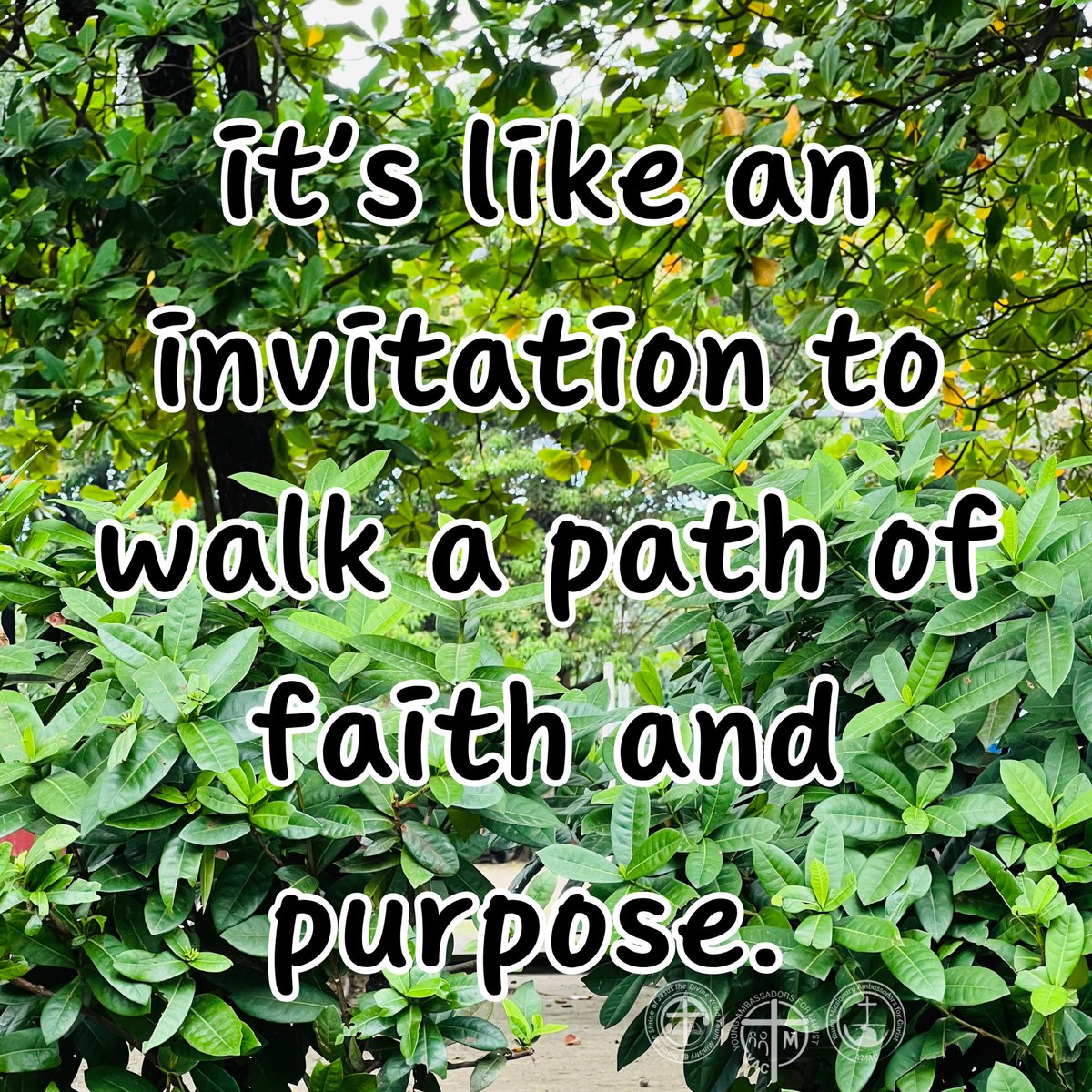 When God calls, it's like an invitation to walk a path of faith and purpose. 

#DivineGuidance #WalkingWithGod #PurposefulLiving #SimpleFaith #SpiritualPath #HigherCalling #MeaningfulLife

***

#YAC #YMAC #SYM #SVDyouth 
#SHRINEyouthMinistry #ShrineYouth