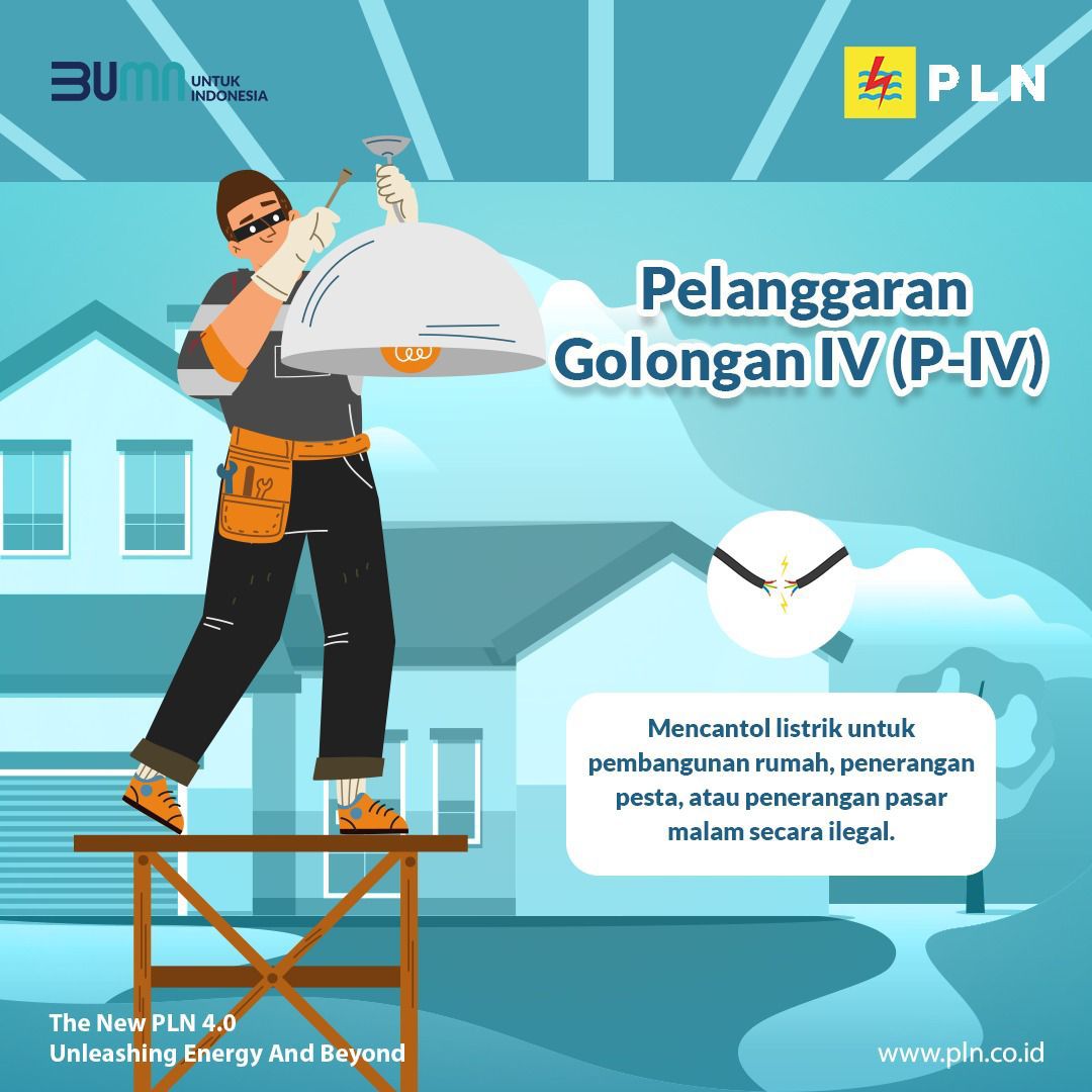_pln_id's tweet photo. Pelanggaran Golongan IV (P-IV)
Pelanggaran golongan IV (P-IV) yaitu pelanggaran yang dilakukan bukan pelanggan atau tidak ada ID pelanggan.
#P2TL #COP28 #HLN78 https://t.co/l3eS6rN3eh