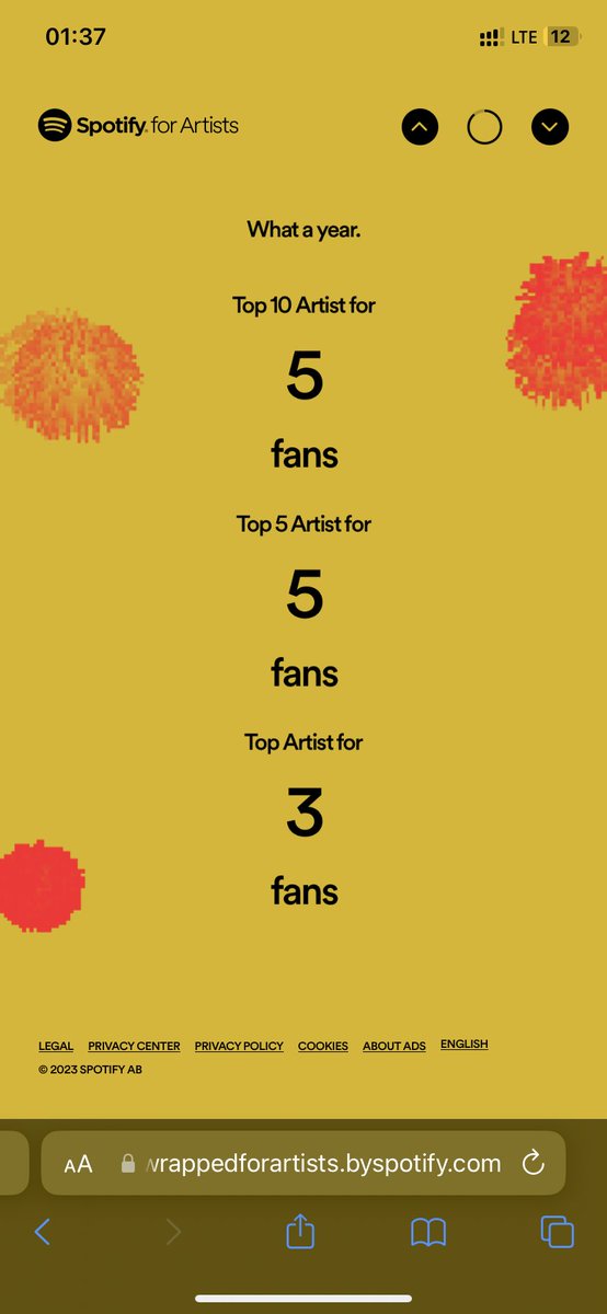sssinde's tweet photo. I genuinely thought that bc I released my first song last month, I wouldn’t have Spotify for artists wrapped. I doooo. And I’m honestly so grateful 😭 this is so much in such a short time. I don’t even have a team yet or nothing. Thank you all so much I’m so happy 🥹💗💗💗 https://t.co/PyzRXhPlOv