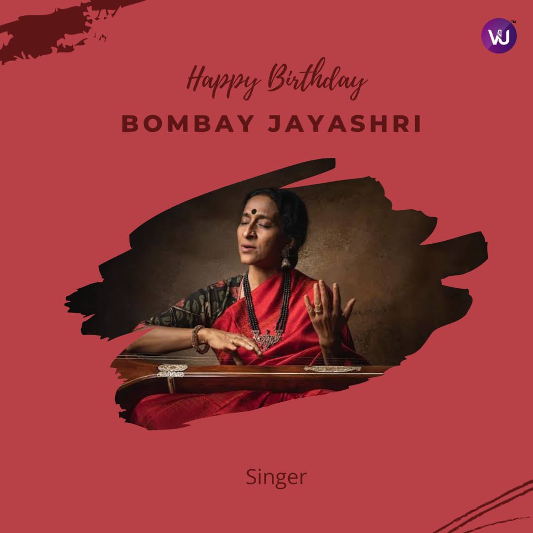 Birthday Wishes to Singer #BombayJayashri ☺️🎂💐

#HBDBombayJayashri 
#HappyBirthdayBombayJayashri 

Warm Regards 
Team @v4umedia1 & @RIAZtheboss