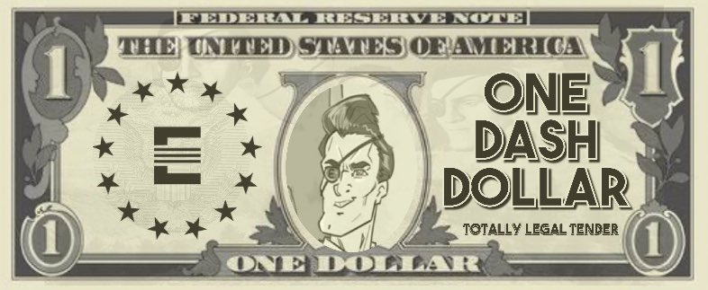 Years of working for @President_Dash_ and I get paid with these. Not caps or even prewar money. Dash Dollars. The equivalent of one hay penny.