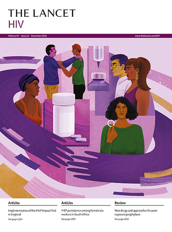 Our December issue is out!
An issue focused on #PrEP and #PEP for #HIV prevention. Featuring updates on long-acting cabotegravir, dapivirine vaginal ring and results from two implementation studies in the UK and South Africa.
Cover: Andreea Moise
thelancet.com/journals/lanhi…