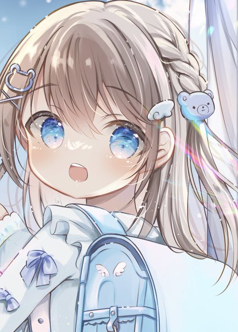 KADOKAWA様の〖電撃こどものもえおうvol.08〗にろりイラスト一枚描きました🩵🐻‍❄️  予約も開始しています\♡/ よろしくおねがいします～❕🫶🏻🫶🏻